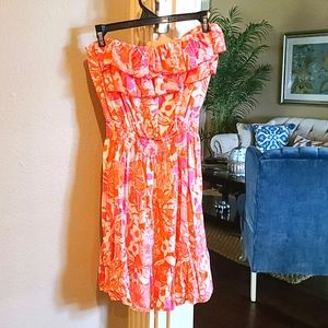 Lilly Pulitzer strapless dress